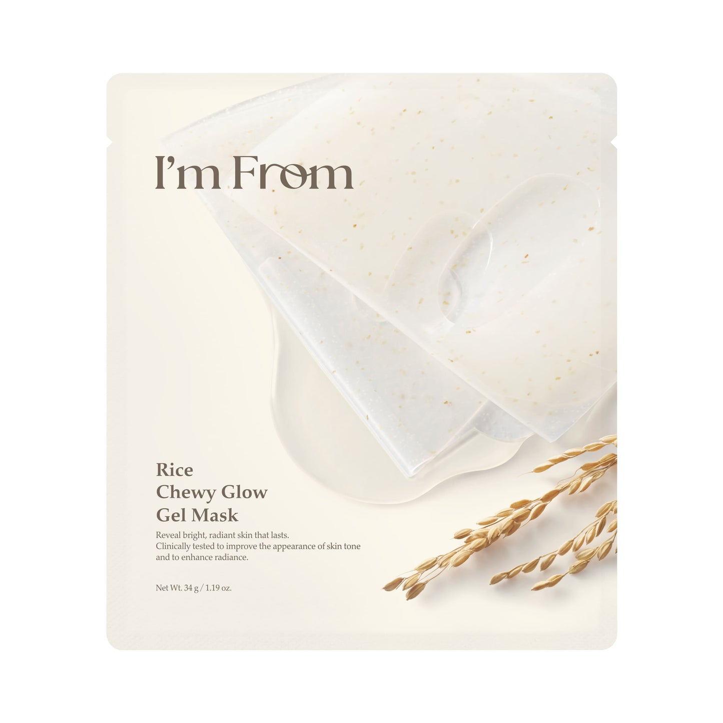I'm From Rice Chewy Glow Gel Mask 34g (1ea)