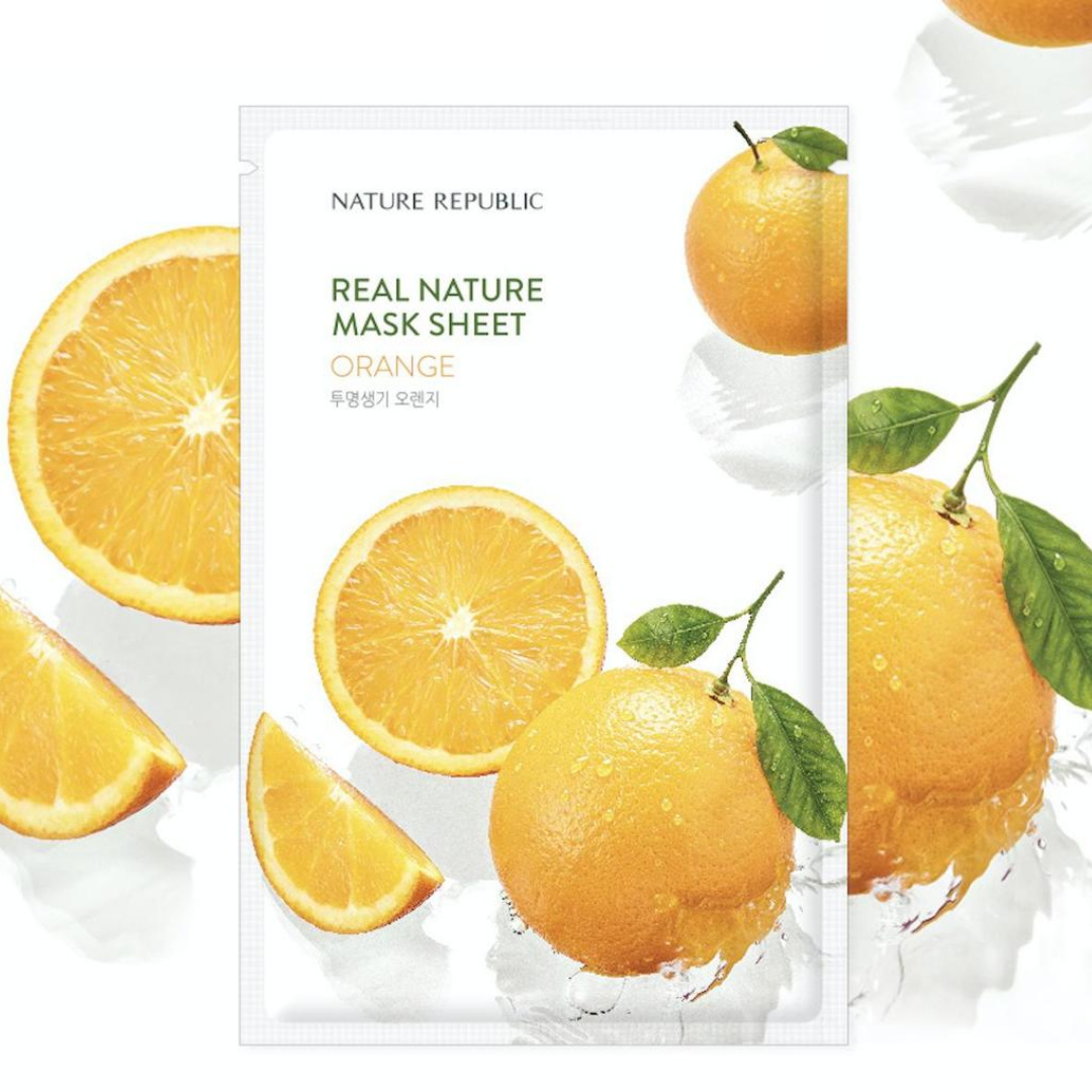 Nature Republic Real Nature Mask Sheet Orange 23ml