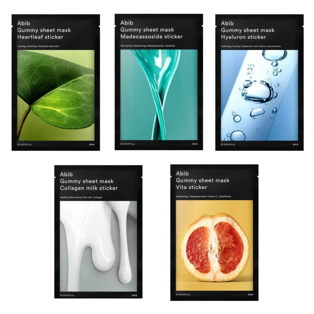 Abib Gummy Sheet Mask Collagen Milk Sticker