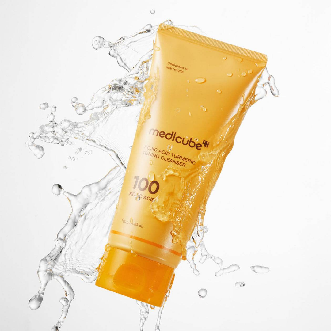Medicube - KOJIC ACID TURMERIC TONING CLEANSER 120g