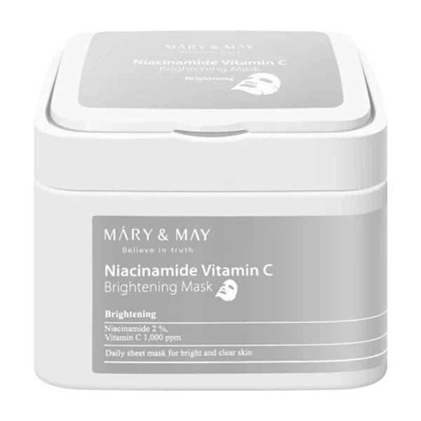Mary & May Niacinamide Vitamin C Brightening Mask (30ea)