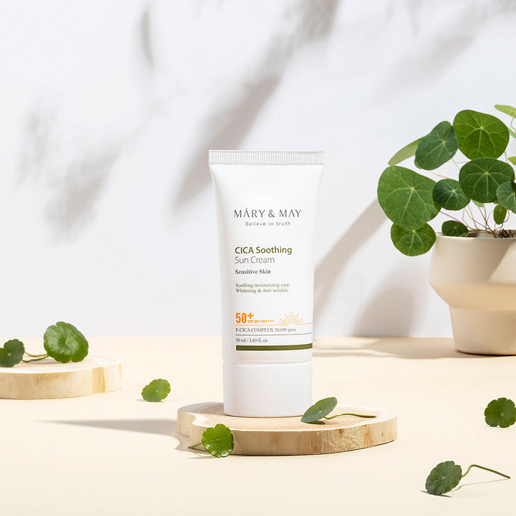 Mary & May CICA Soothing Sun Cream SPF50+ PA++++ 50ml