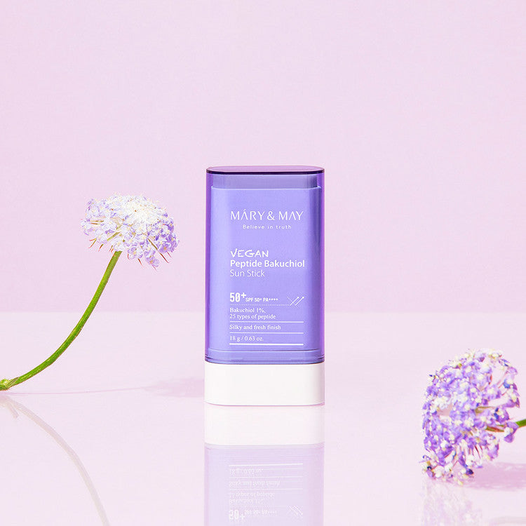 Mary & May Vegan Peptide Bakuchiol Sun Stick SPF50+ PA++++