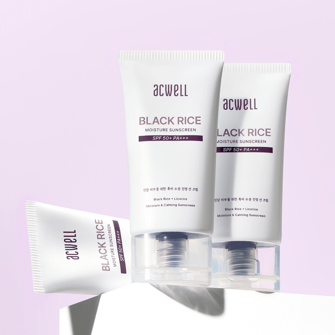 Acwell - Black Rice Moisture Sunscreen 50ML - AU Beauty Bazaar