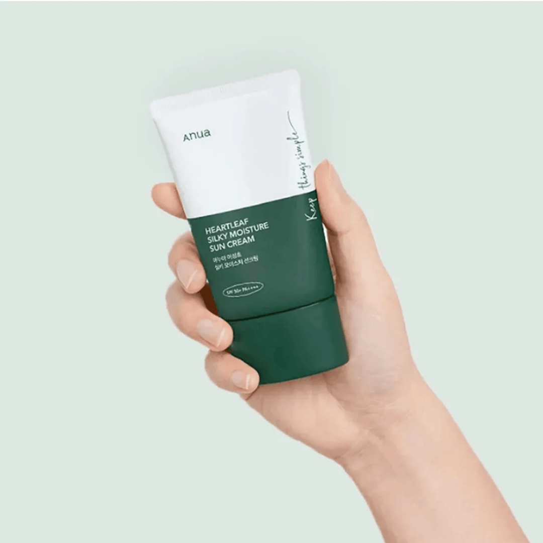 Anua - Heartleaf Silky Moisture Sun Cream - 50ML - AU Beauty Bazaar