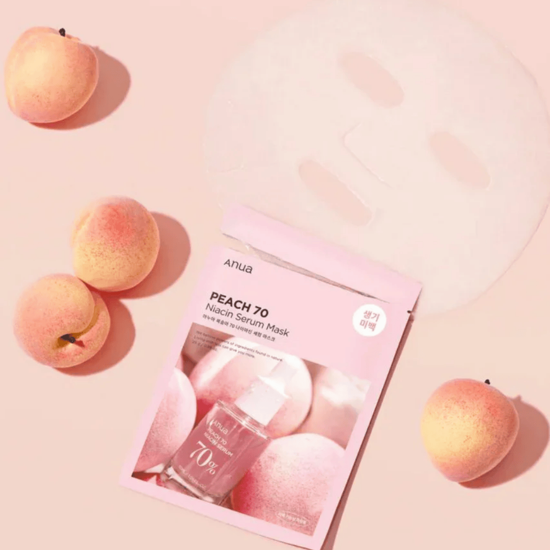 Anua - Peach 70 Niacin Serum Mask - 25ML (1 PIECE) - AU Beauty Bazaar