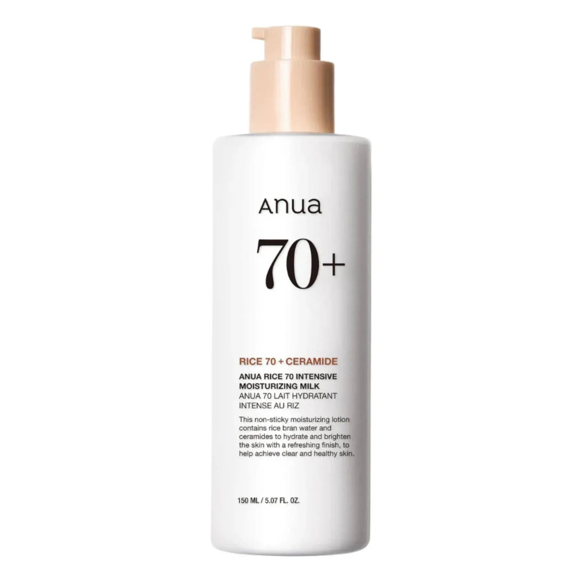 Anua - Rice 70 Intensive Moisturizing Milk 150ML - AU Beauty Bazaar