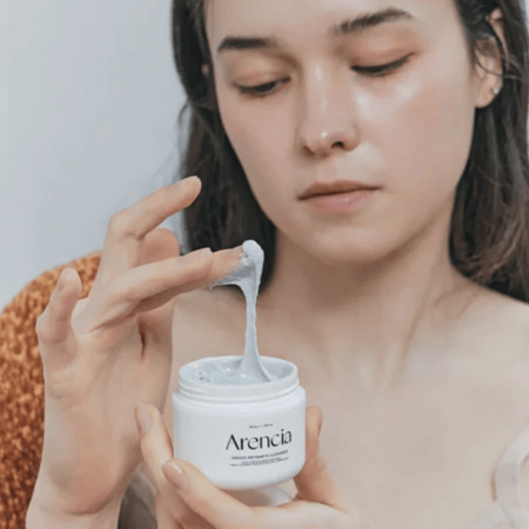 Arencia - Fresh Blue Hyssop Rice Mochi Cleanser 120G - AU Beauty Bazaar