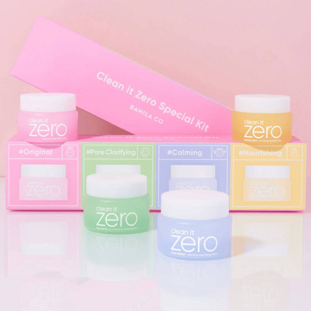 Banila Co Clean It Zero Cleansing Balm Mini 4 Types (7ml * 4ea) - AU Beauty Bazaar