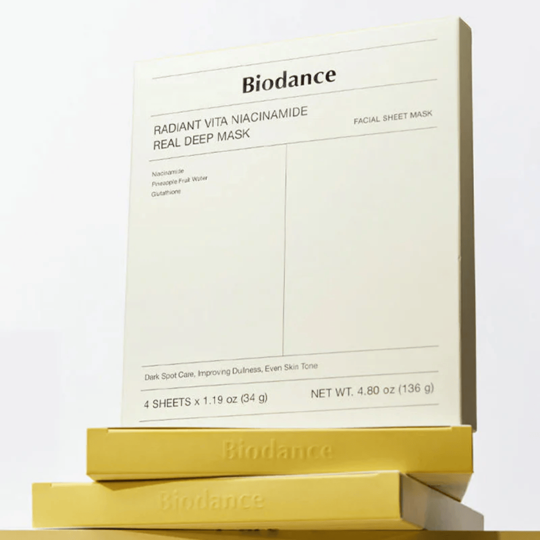 Biodance Radiant Vita Niacinamide Real Deep Mask (4 PIECES) - AU Beauty Bazaar