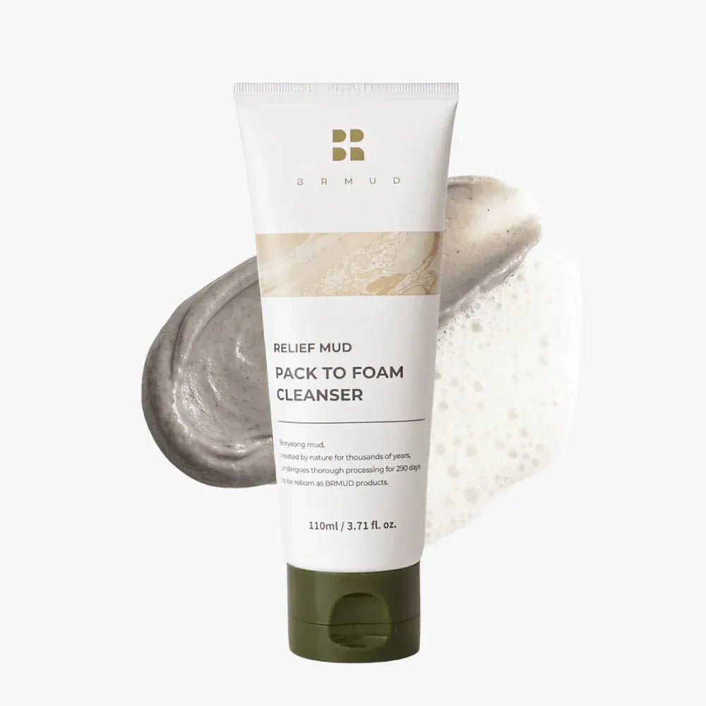 BRMUD Relief Mud Pack To Foam Cleanser 110ml - AU Beauty Bazaar