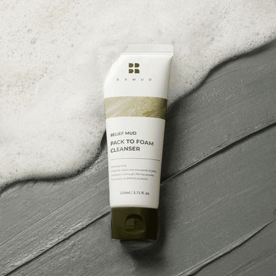 BRMUD Relief Mud Pack To Foam Cleanser 110ml - AU Beauty Bazaar