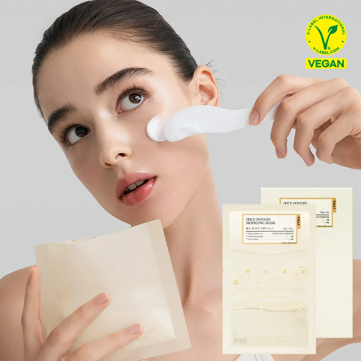 FULLY Rice Dough Modeling Mask (4 pieces) - AU Beauty Bazaar