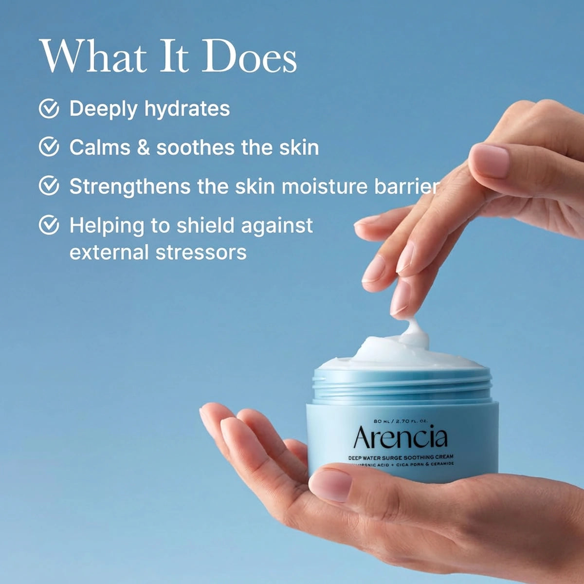 Arencia Deep Water Surge Soothing Cream 110ml – image 2
