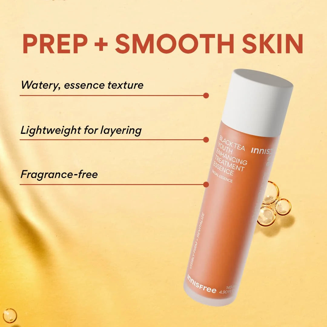 Innisfree Black Tea Youth Enhancing Treatment Essence 145ml