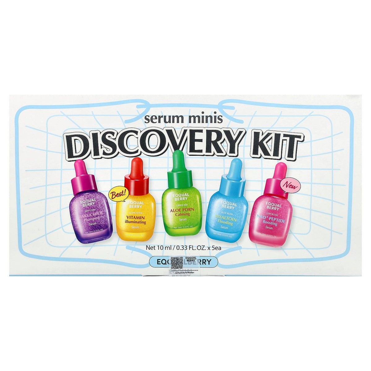 Eqqualberry Serum Minis Discovery Kit (10ml * 5pcs)