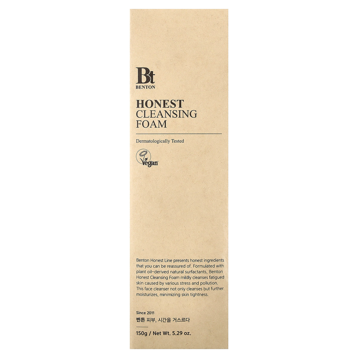 Benton Honest Cleansing Foam 150g – image 2
