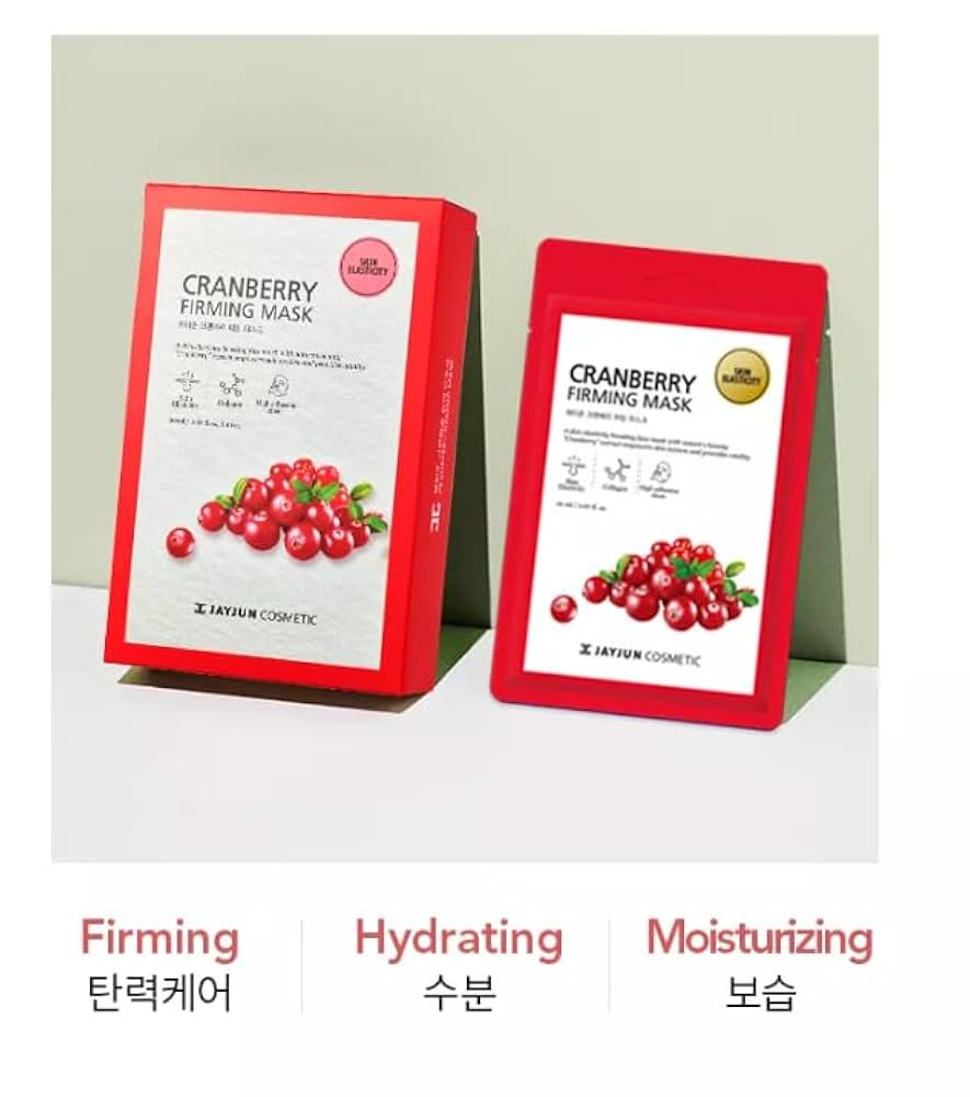 JAYJUN - Cranberry Firming Mask (1 piece) - AU Beauty Bazaar