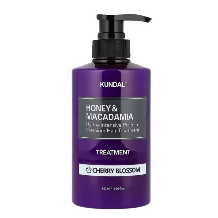 KUNDAL Honey & Macadamia Protein Treatment - Cherry Blossom 500ml - AU Beauty Bazaar