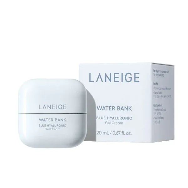 LANEIGE - Water Bank Blue Hyaluronic Gel Cream Mini - 10 ML - AU Beauty Bazaar