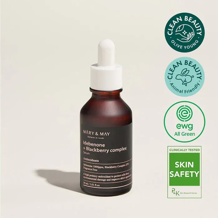 Mary & May Idebenone + Blackberry Complex Serum 30ml - AU Beauty Bazaar