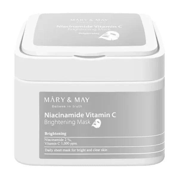 Mary & May Niacinamide Vitamin C Brightening Mask (30ea) - AU Beauty Bazaar