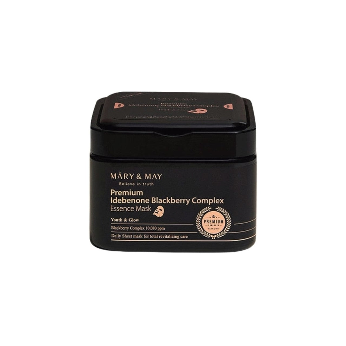 Mary&May Premium Idebenon Blackberry Complex Ampoule Mask (20EA) - AU Beauty Bazaar