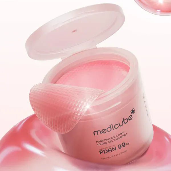 Medicube PDRN Pink Collagen Toning Gel Toner Pad (70 Pads) - AU Beauty Bazaar