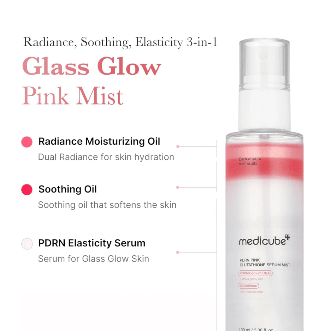 medicube - PDRN Pink Glutathione Serum Mist (100ML) - AU Beauty Bazaar