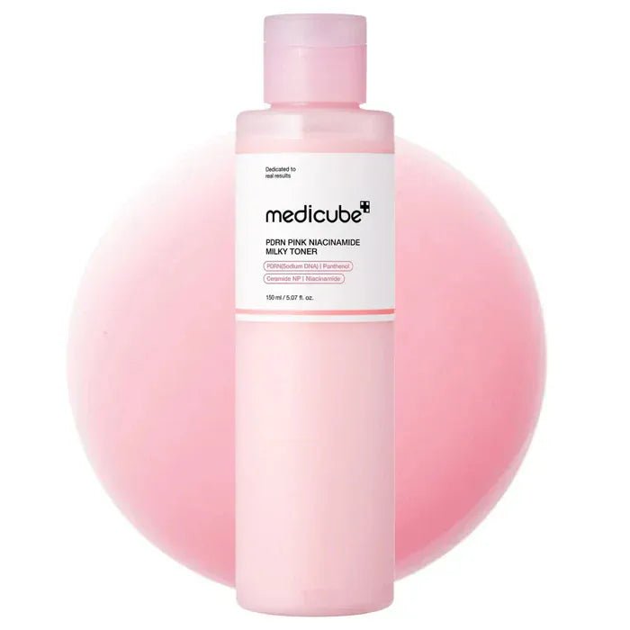 Medicube PDRN Pink Niacinamide Milky Toner 150ml - AU Beauty Bazaar