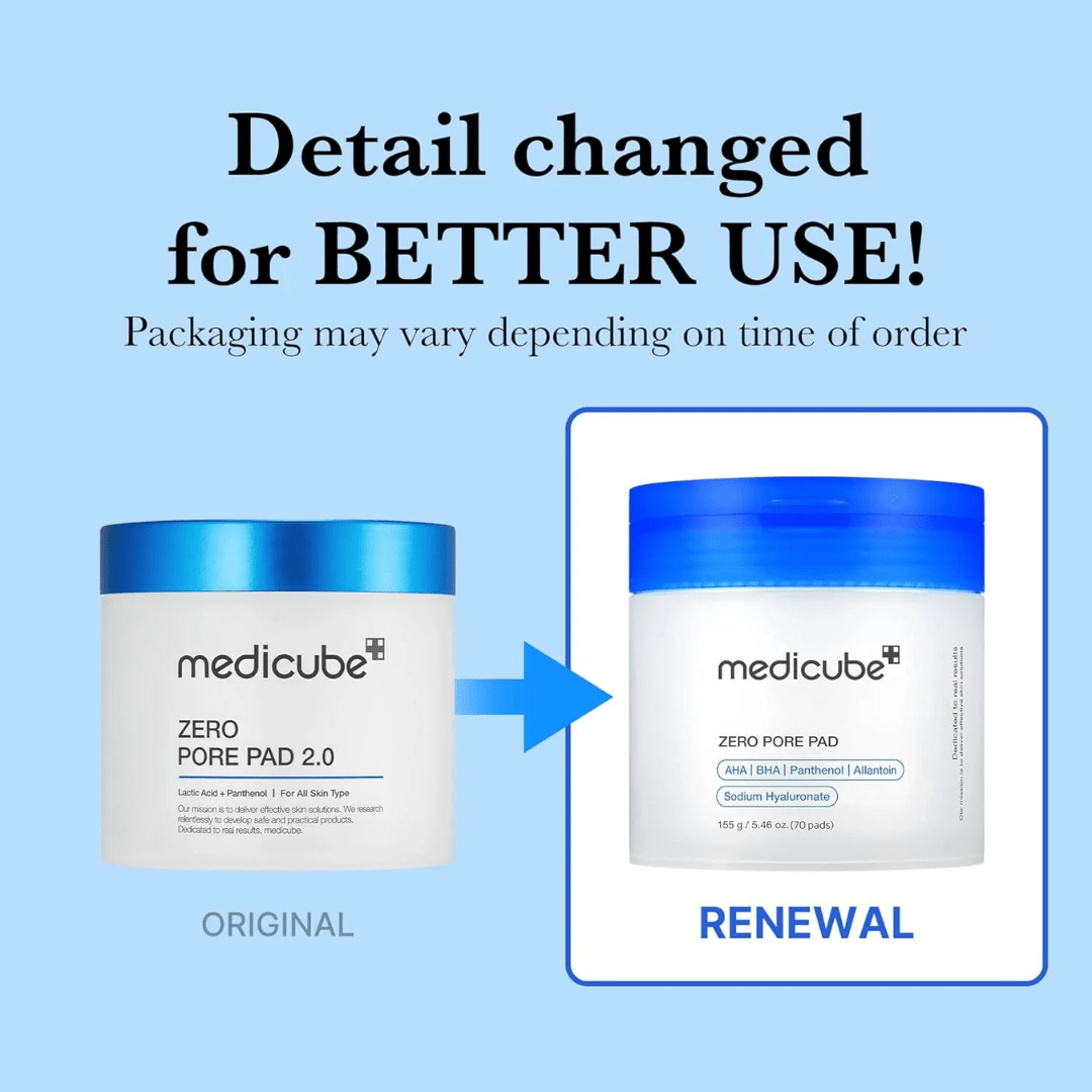 Medicube Zero Pore Pad (70 pads) | Pore Minimising Korean Toner Pads - AU Beauty Bazaar