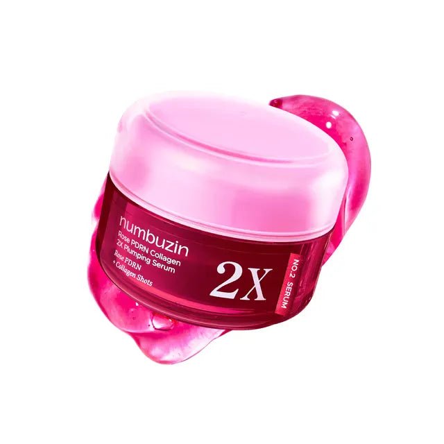 numbuzin - No.2 Rose PDRN Collagen 2X Plumping Serum 30ML - AU Beauty Bazaar