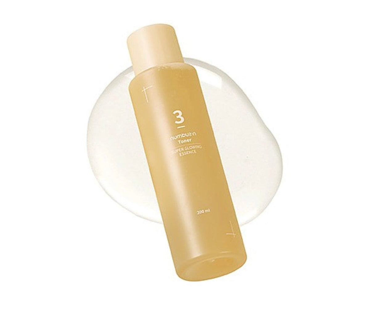 Numbuzin No.3 Super Glowing Essence Toner 100ml - AU Beauty Bazaar