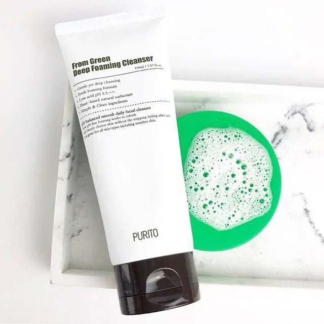 Purito Seoul From Green Deep Foaming Cleanser 150ml - AU Beauty Bazaar