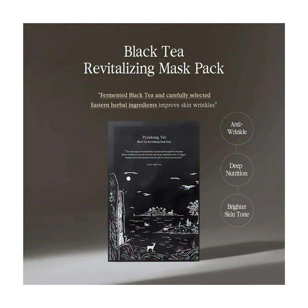 Pyunkang Yul - Black Tea Revitalizing Mask Pack - AU Beauty Bazaar