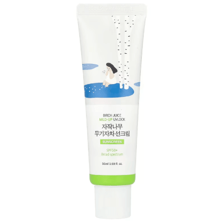 Round Lab - Birch Juice Moisturizing Mild - Up Sunscreen 50ml - AU Beauty Bazaar