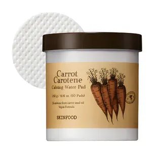 SKINFOOD - Carrot Carotene Calming Water Pad (60 pieces) - AU Beauty Bazaar