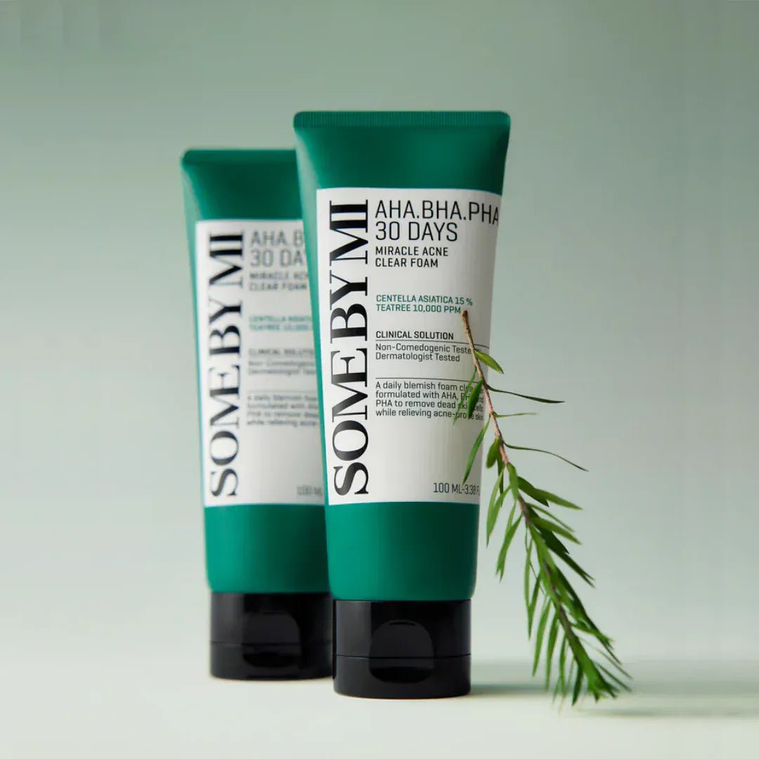 SOME BY MI AHA,BHA,PHA 30 Days Miracle Acne Clear Foam 100 ml - AU Beauty Bazaar