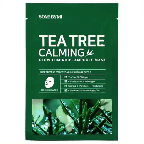 Some By Mi - Tea Tree Calming Glow Luminous Ampoule Mask 25g - AU Beauty Bazaar