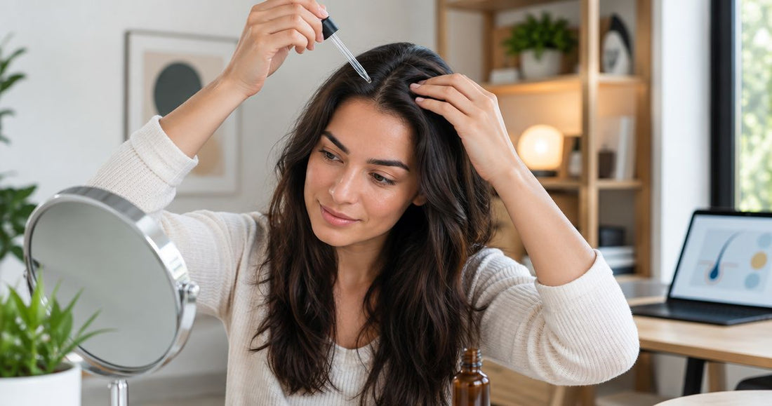 How long does a scalp serum take to show hair growth results?