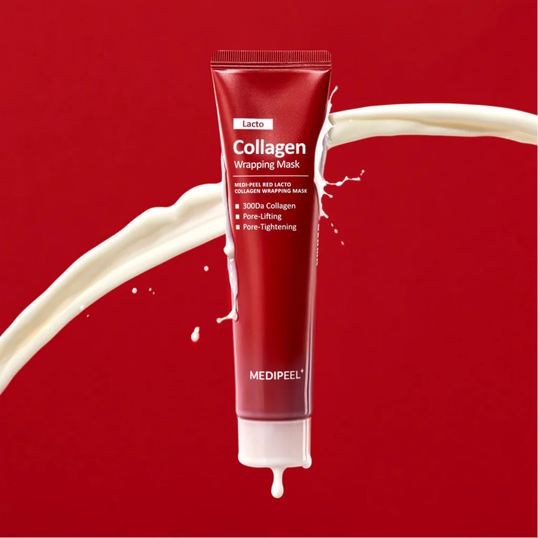 MEDI-PEEL Red Lacto Collagen Wrapping Mask: The Ultimate Solution for Pore Tightening and Skin Hydration