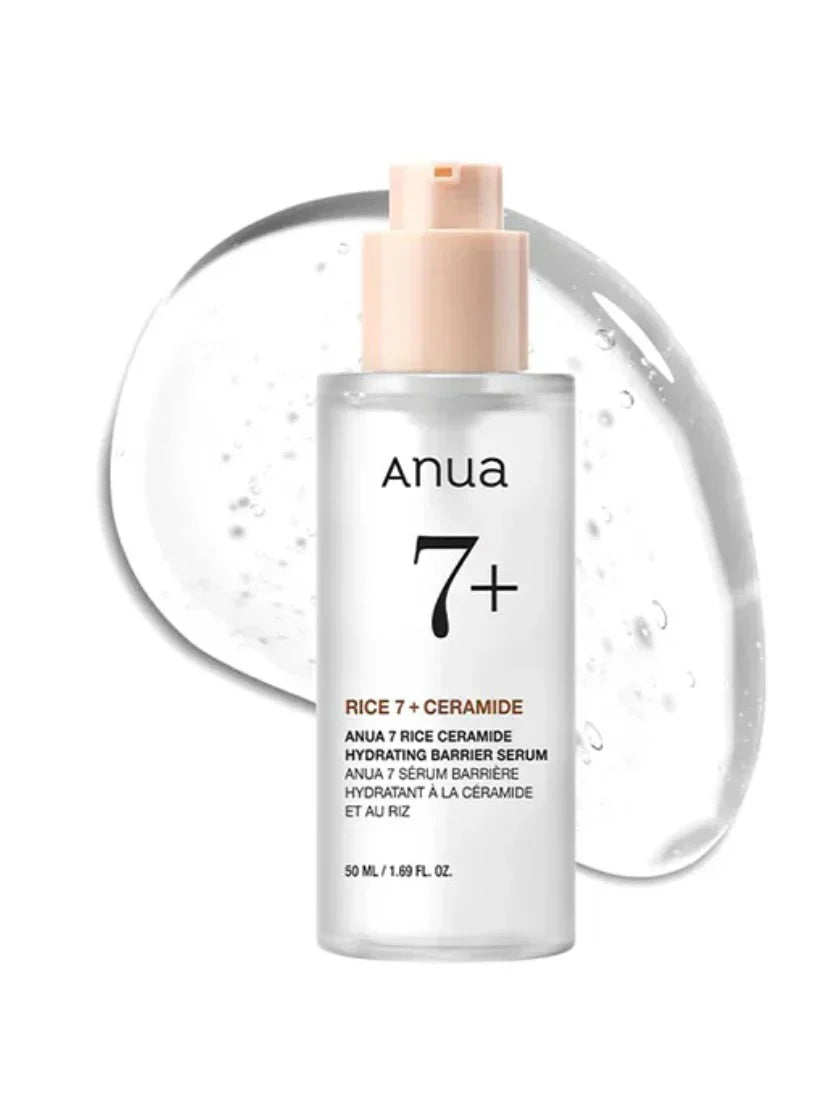 Get Glass Skin with Anua 7 Rice Ceramide Hydrating Barrier Serum