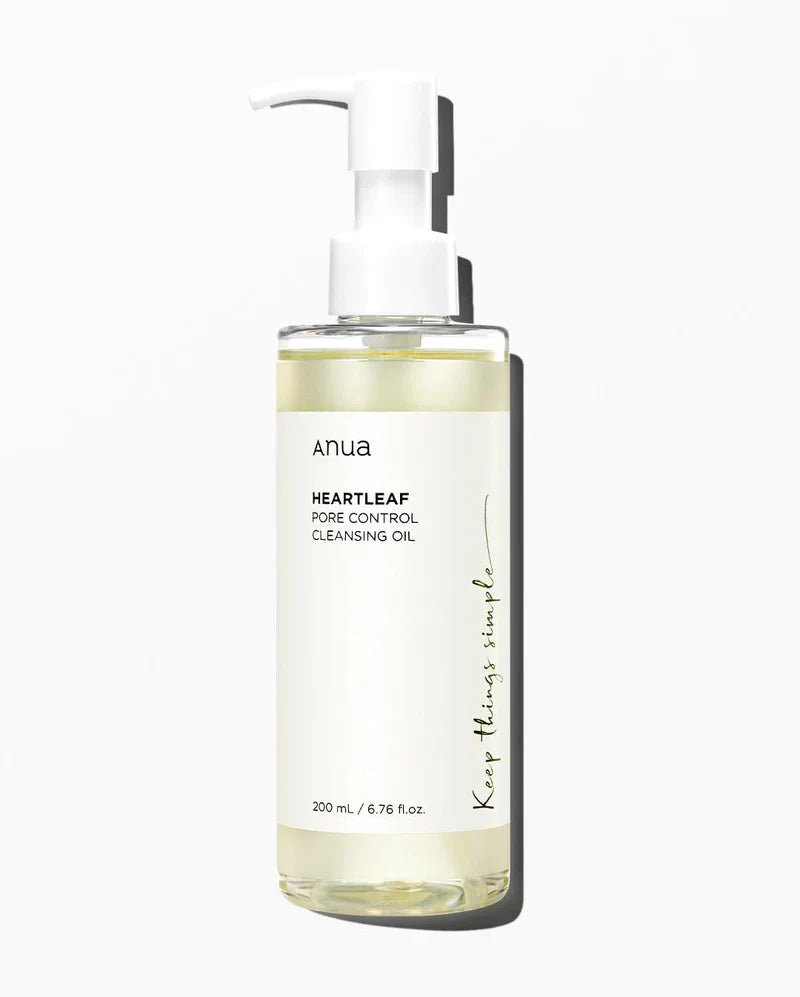 Achieve Glass Skin with Anua Heartleaf Pore Control Cleansing Oil: The Ultimate Double Cleansing Solution - AU Beauty Bazaar
