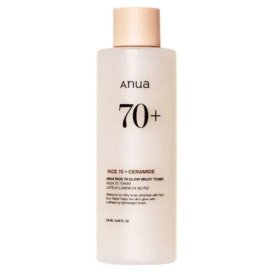 Anua Rice 70 Glow Milky Toner: The Korean Skincare Staple for Bright, Hydrated, Glass Skin - AU Beauty Bazaar