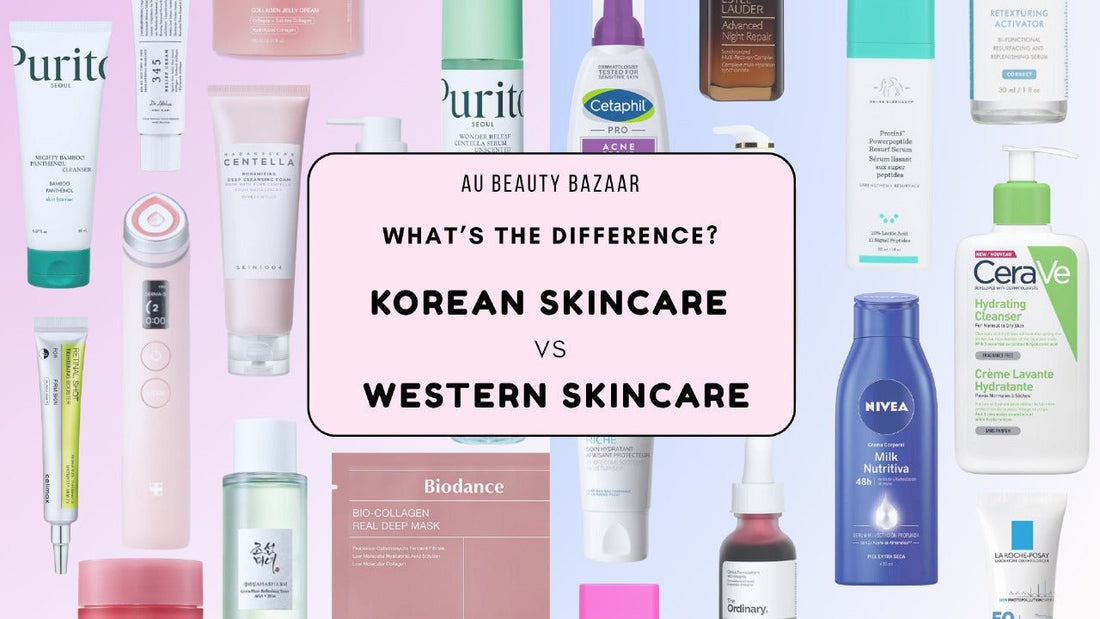 Comparing K-Beauty and Western Brands Skincare Products: Key Differences & Insights - AU Beauty Bazaar