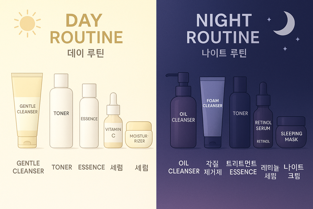 Day vs. Night Korean Skincare Routine: What’s the Difference?