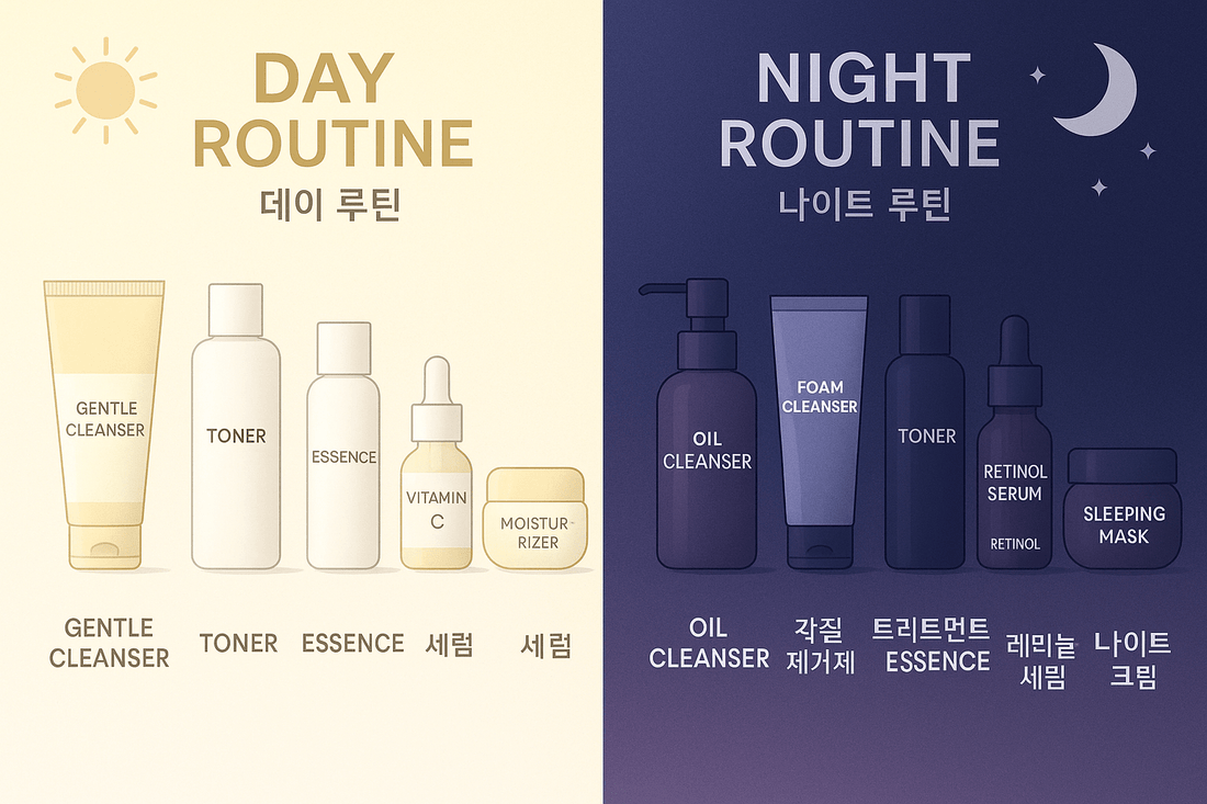 Day vs. Night Korean Skincare Routine: What’s the Difference? - AU Beauty Bazaar