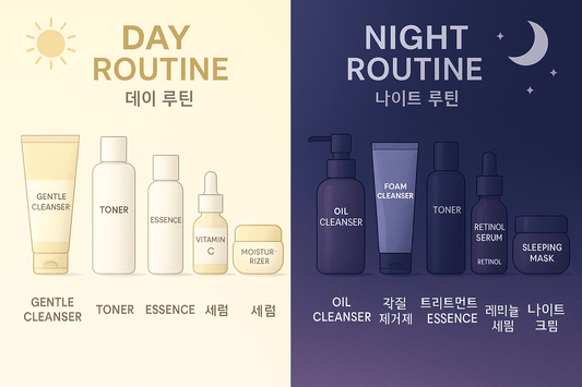 Day vs. Night Korean Skincare Routine: What’s the Difference? - AU Beauty Bazaar