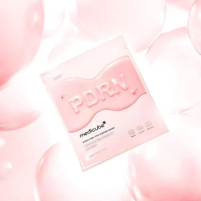 Get Hydrated and Glowing Skin with Medicube's PDRN Vita Coating Mas - AU Beauty Bazaar