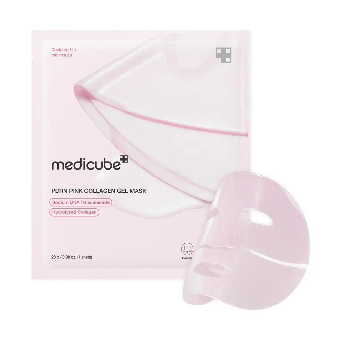 Get Hydrated and Plump Skin After Every Use with Medicube Salmon DNA PDRN Pink Collagen Jelly Gel Mask - AU Beauty Bazaar